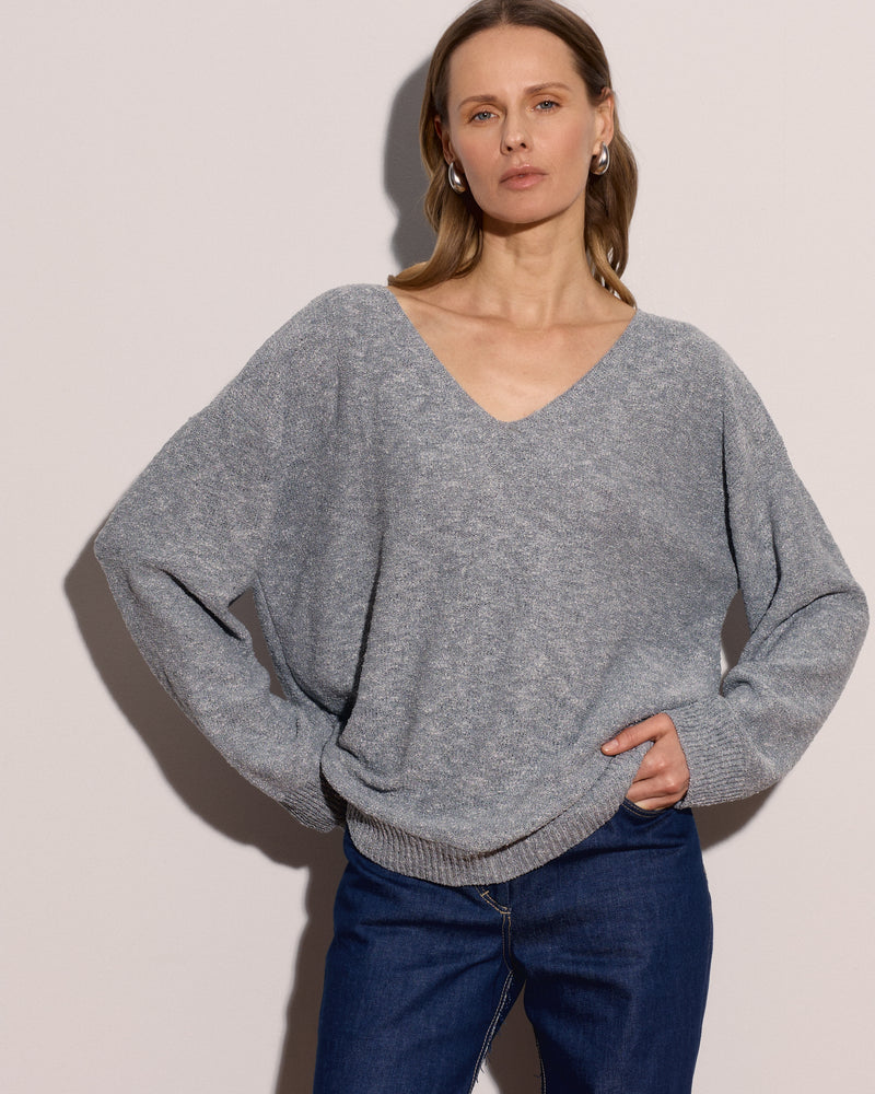 Jumper Flame - Grey melange