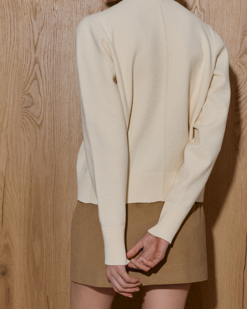 Cotton cardigan - Milky