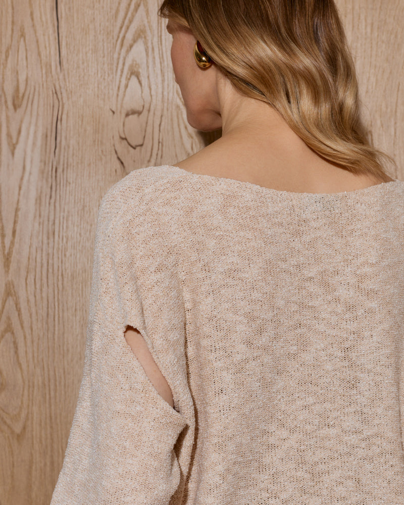 Jumper Flame - Light beige melange