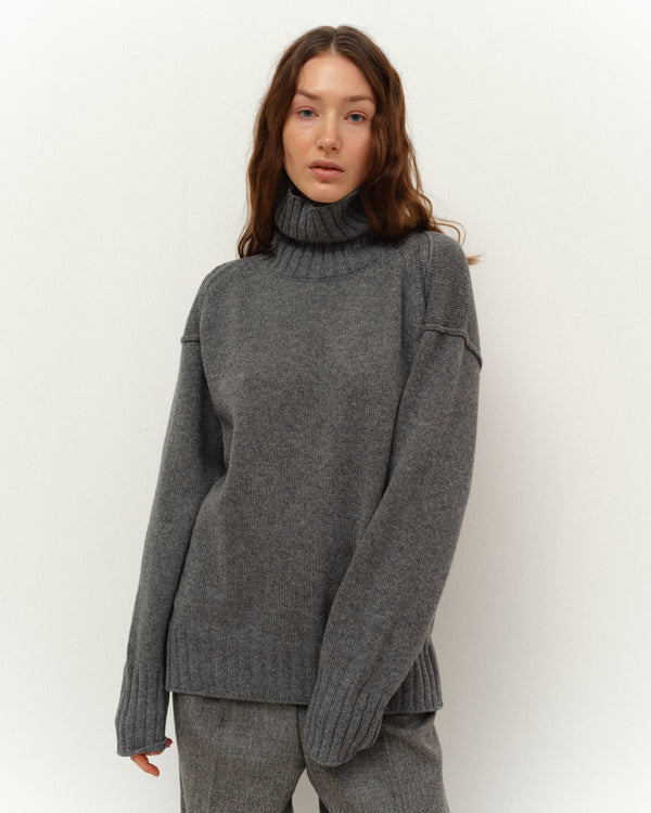 Вовняний светр - Сірий