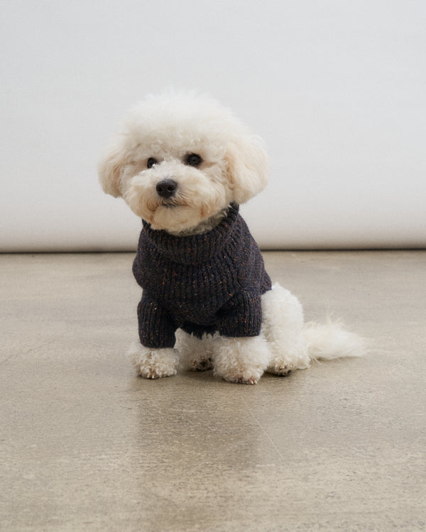 Alpaca-Merino Wool Blend Dog Sweater - Brown