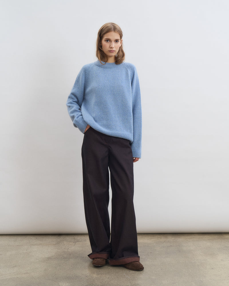 Merino Wool Sweater - Blue