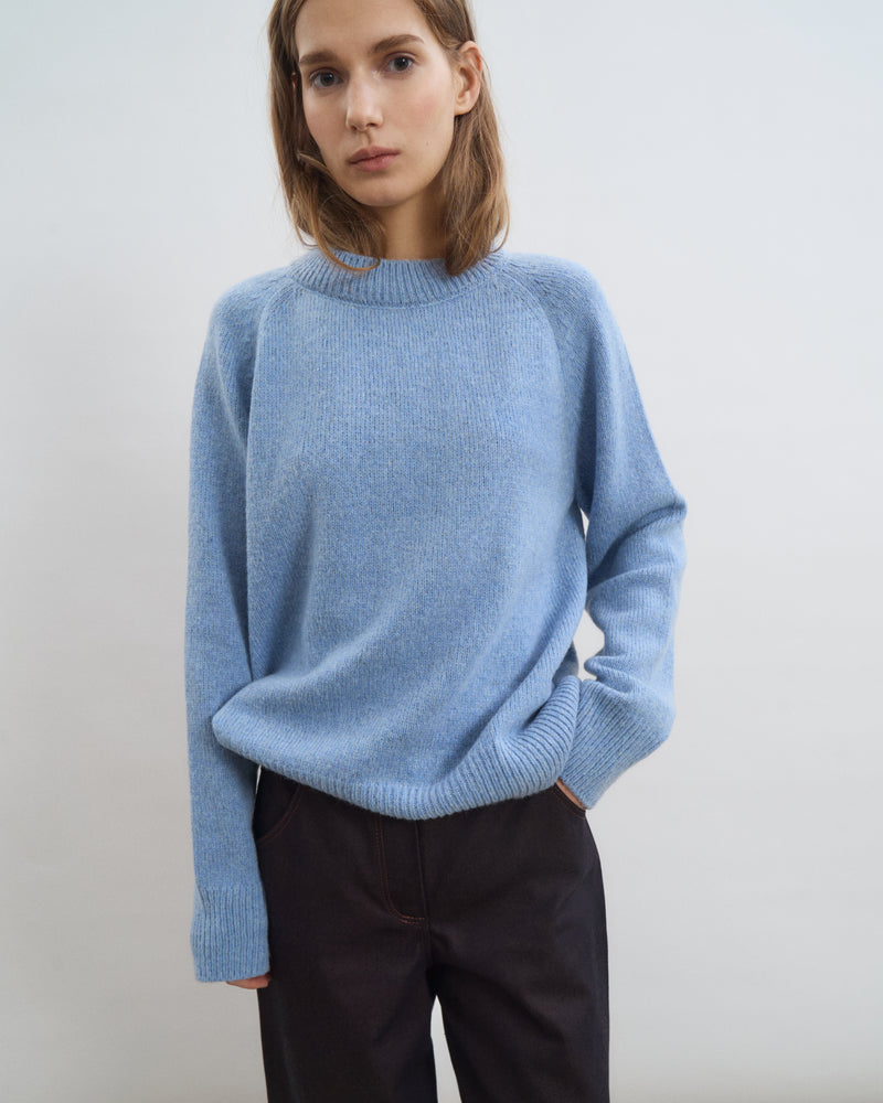 Merino Wool Sweater - Blue