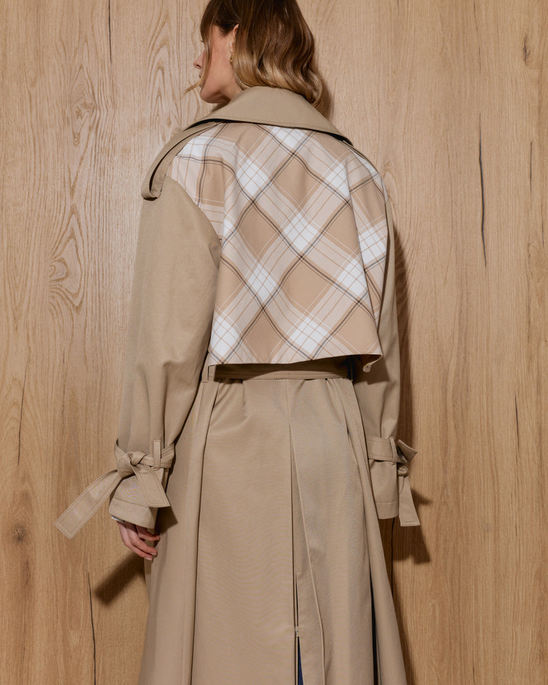 Trench coat - Beige cotton